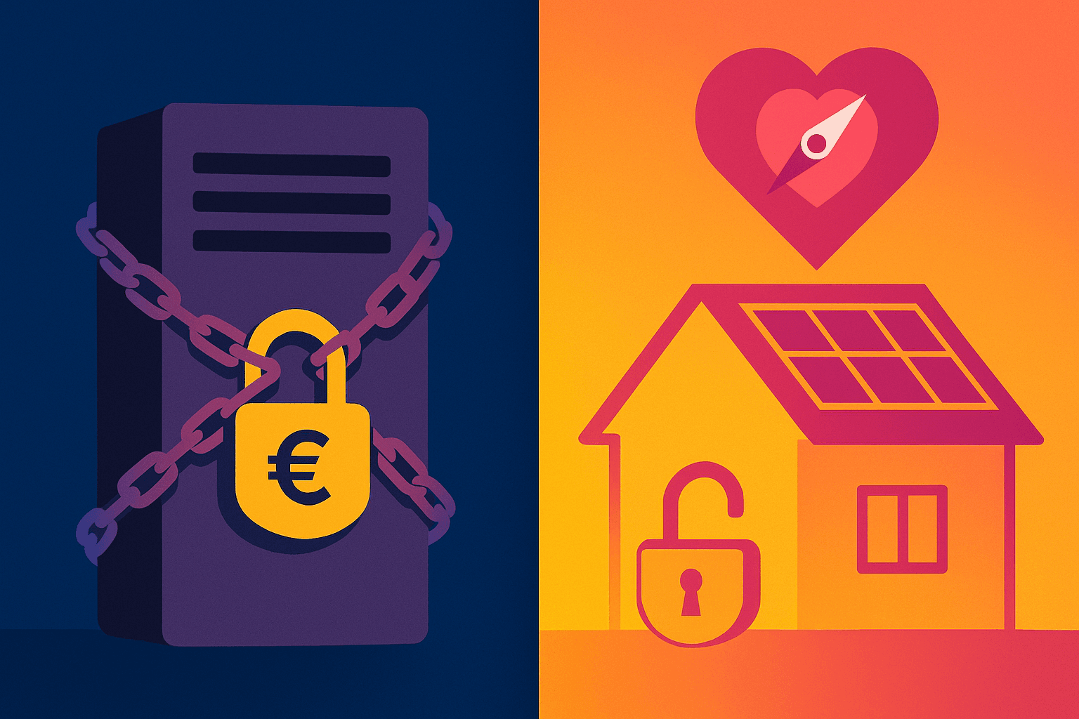 Visualisierung eines Energiemanagement-Systems mit PV, Speicher und Wallbox