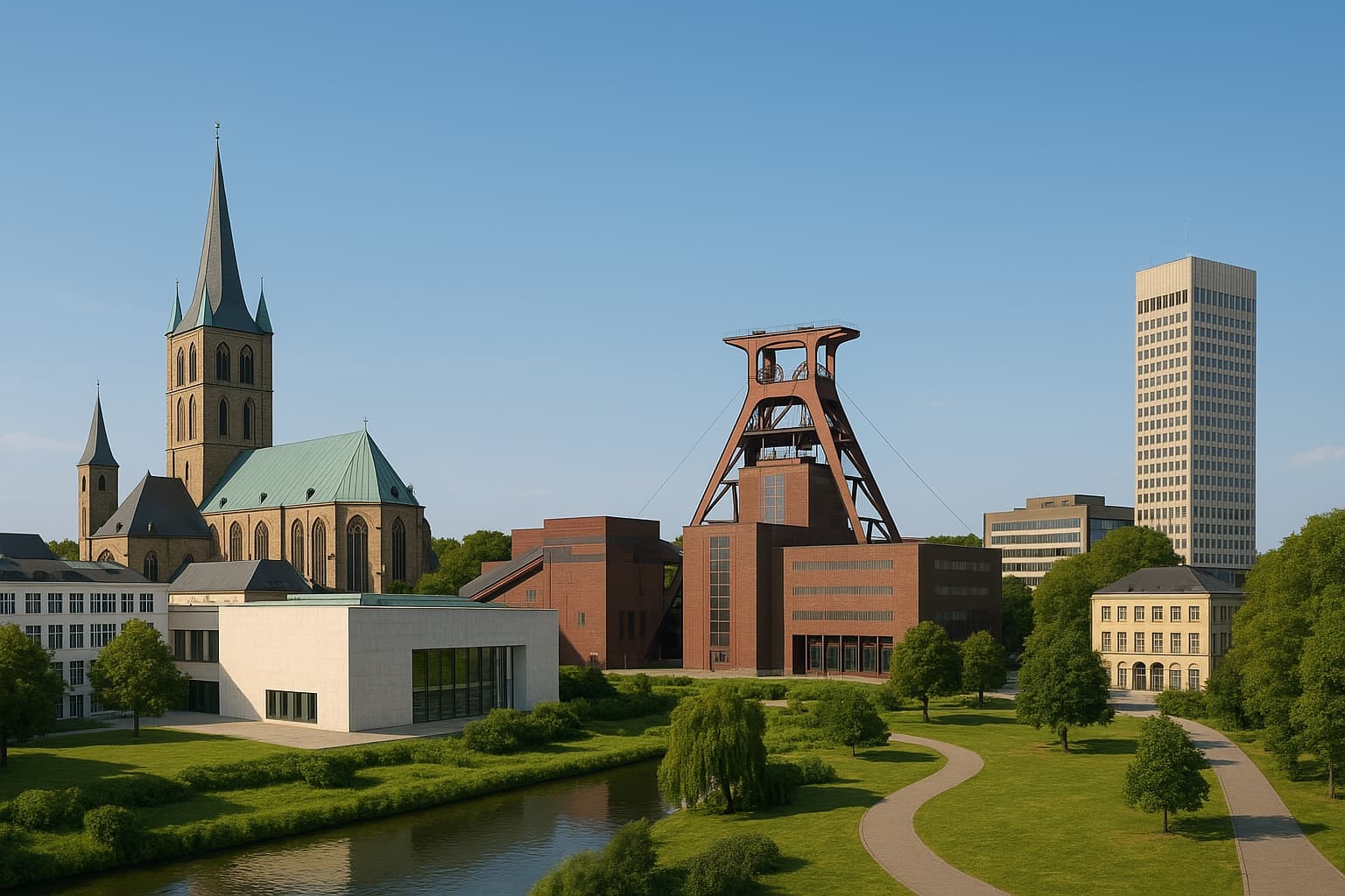 Stadtansicht Essen