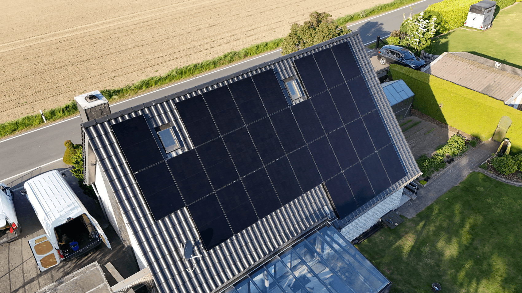 Solaranlage mit Speicherlösung