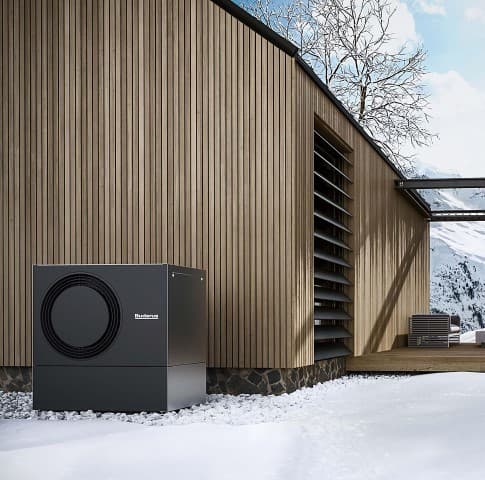 Wärmepumpe am Haus – PEAK.Energy