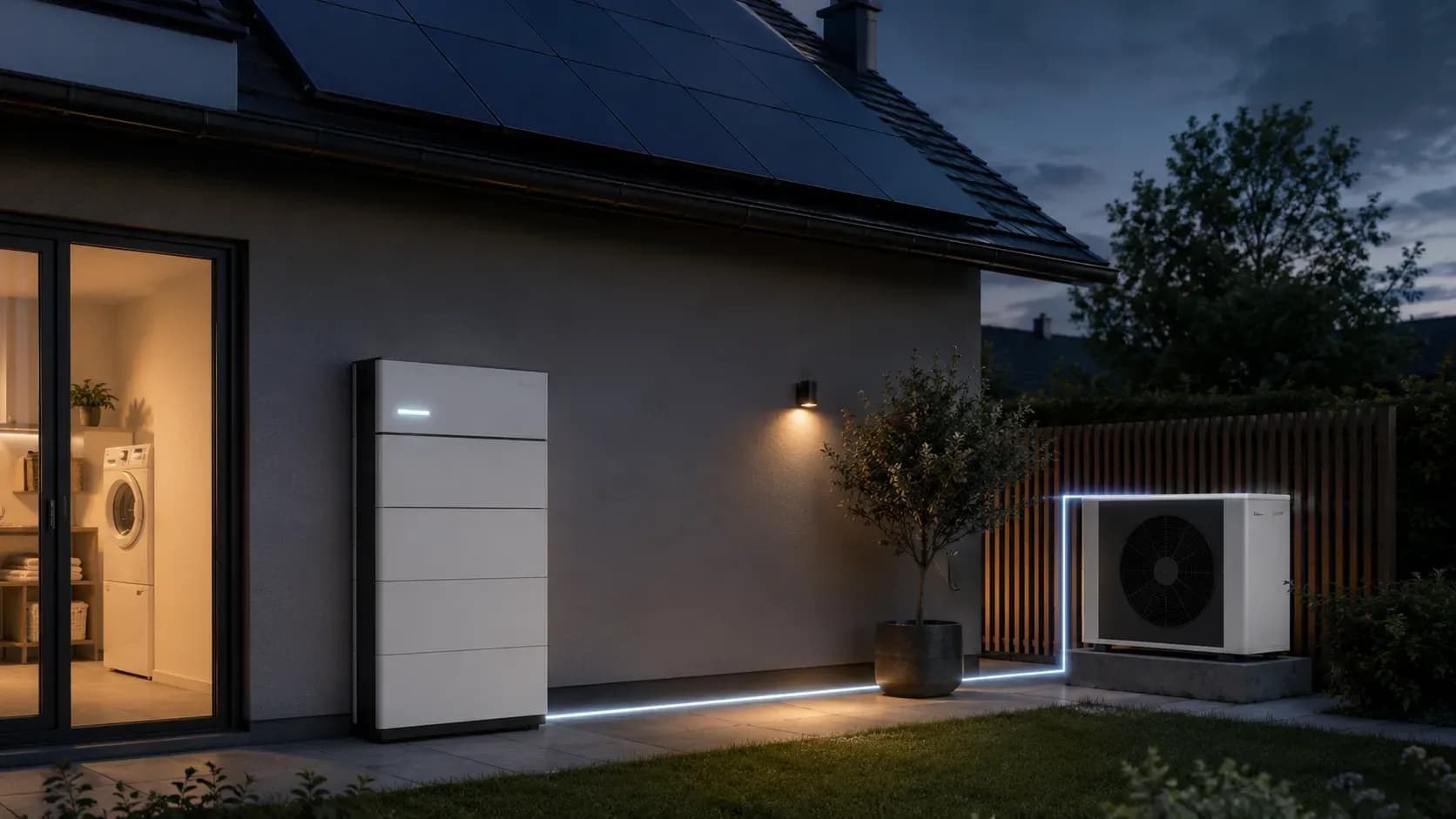 Stromspeicher + Wärmepumpe