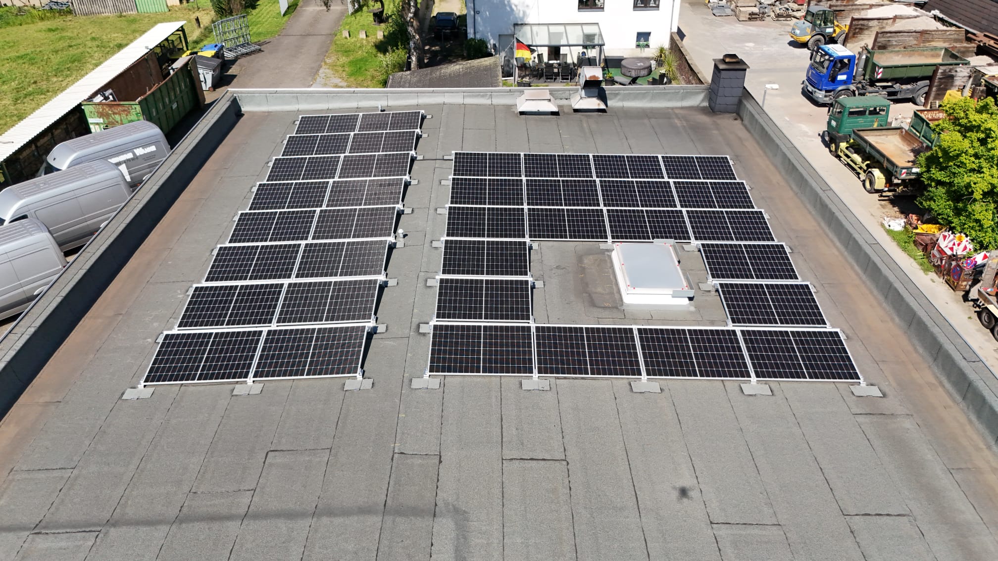 Photovoltaikanlage, 7,1 kWp, 9,6 kWh Speicher in Duisburg