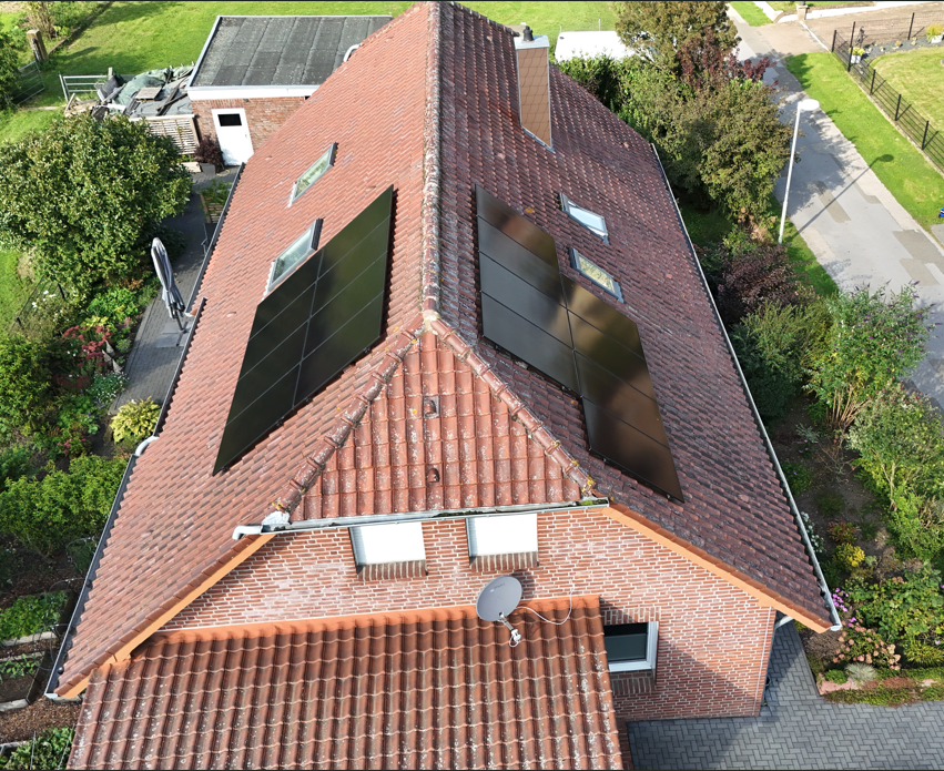 Photovoltaikanlage, 8 kWp, 9,6 kWh Speicher in Rees