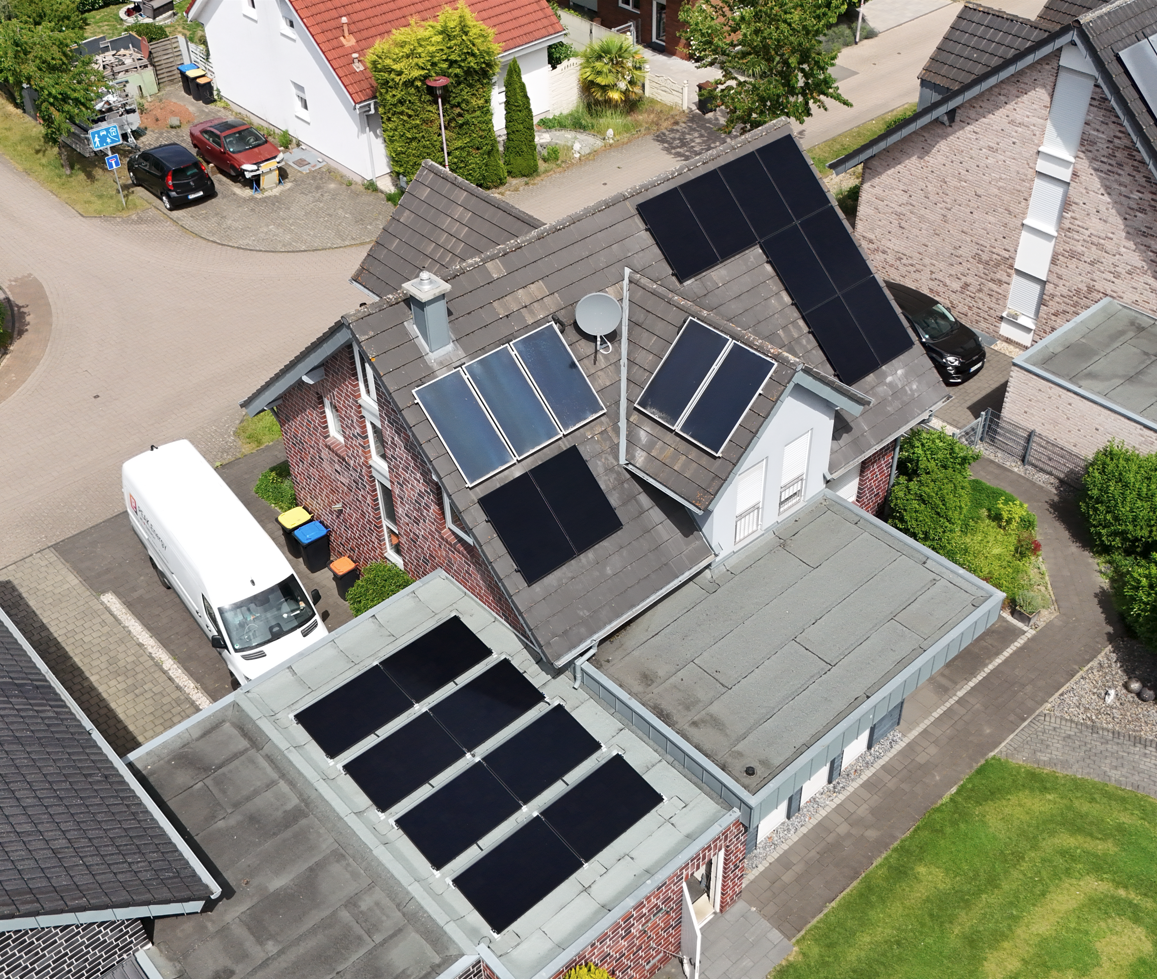 Photovoltaikanlage, 8,5 kWp, 10,1 kWh Speicher in Xanten
