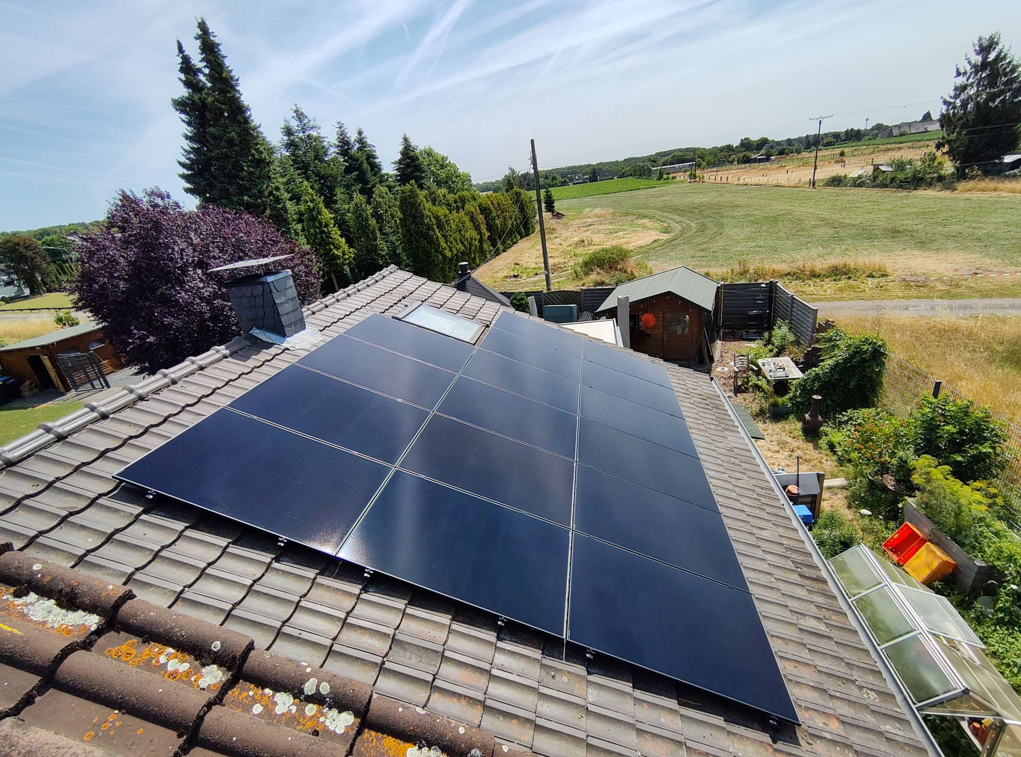 Photovoltaikanlage, 12,2 kWp, 10,1 kWh Speicher in Alpen